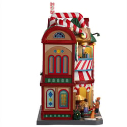 Lemax Multicolored The Candy Cane Works Christmas Village 10 in.