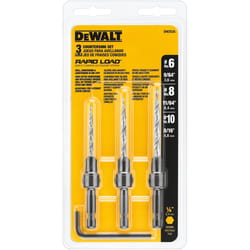 DeWalt Rapid Load #6, #8 and #10 Steel Countersink Set 3 pc