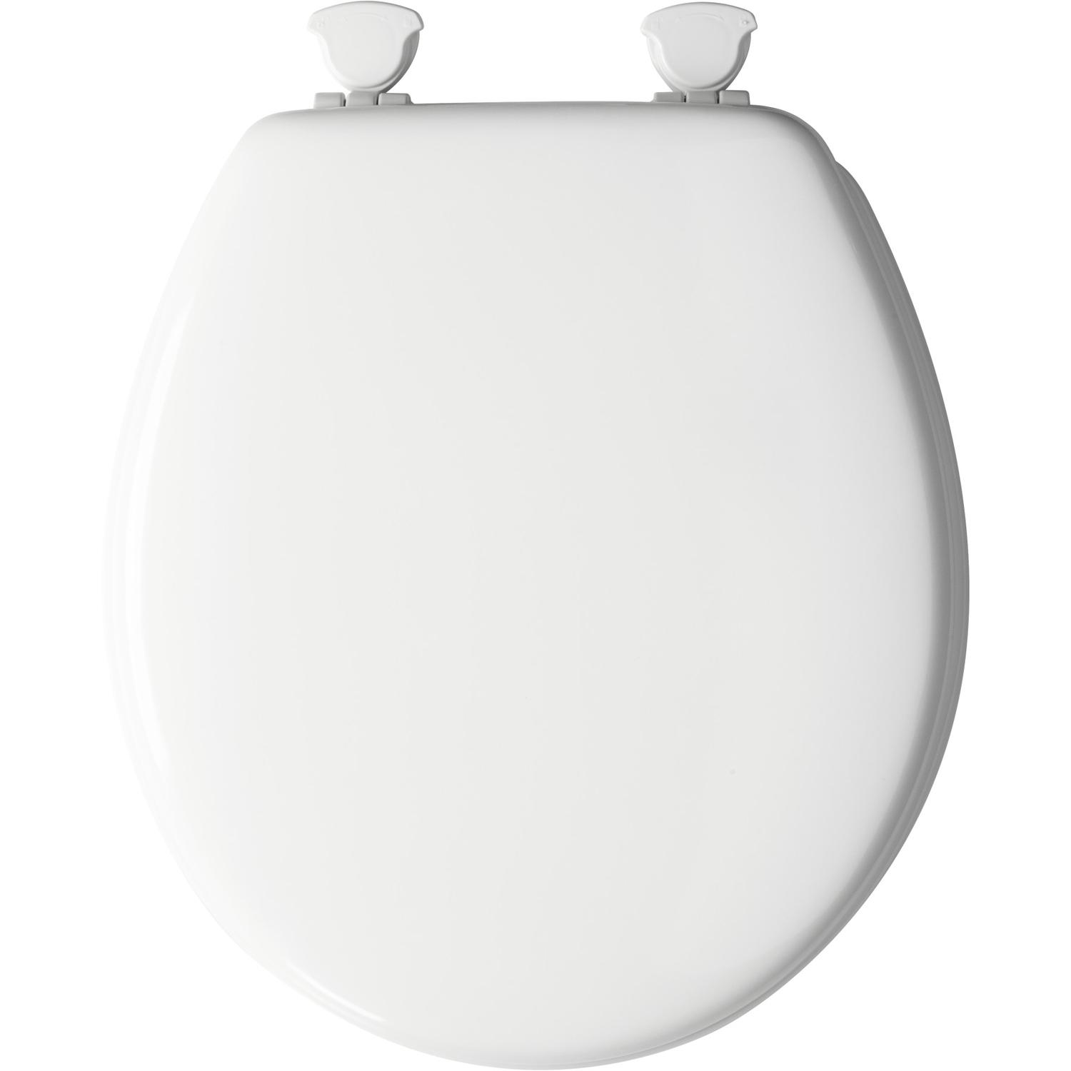 cushioned toilet seat with chrome hinges