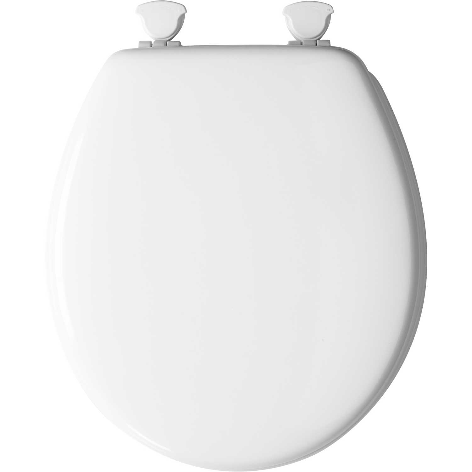 Mayfair Round White Molded Wood Toilet Seat - Ace Hardware