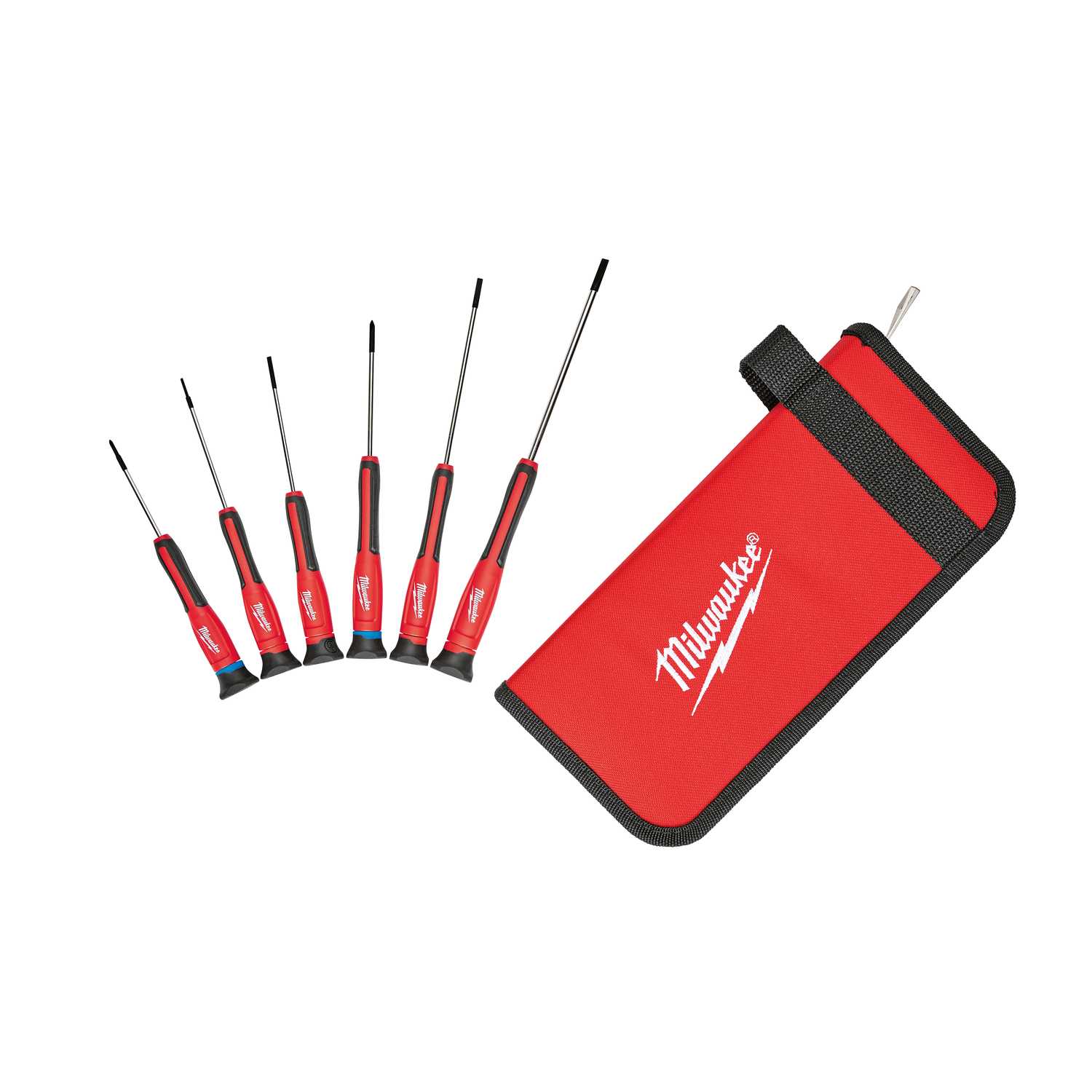 Milwaukee 6 pc. Assorted MultiBit Precision Screwdriver 6.0 in. Ace