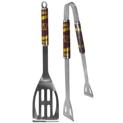 Siskiyou Sports NFL Stainless Steel Multicolored Grill Tool Set 2 pc