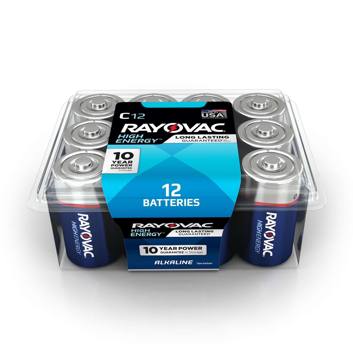 Rayovac C Alkaline Batteries 12 pk Clamshell Ace Hardware
