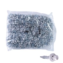 HILLMAN Power Pro No. 10 Ga. X 1 in. L Hex Drive Washer Head Coarse Roofing Screws