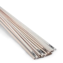 Midwest Products 1/4 in. X 1/4 in. W X 3 ft. L Balsawood Strip #2/BTR Premium Grade
