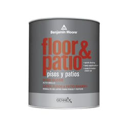 Benjamin Moore Floor & Patio Gloss Brush/Roller Enamel Paint 1 qt