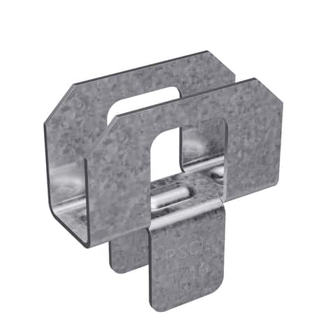 Crawford Textured Silver Spring Steel Grip Clip For 0.16 4 pk