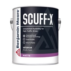 Benjamin Moore Scuff-X Matte Base 3 Interior Latex Wall Paint Interior 1 gal