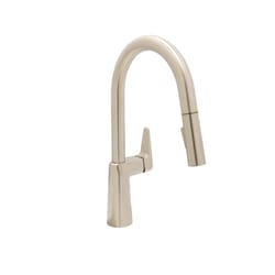 Huntington Brass One Handle Satin Nickel Kitchen Faucet