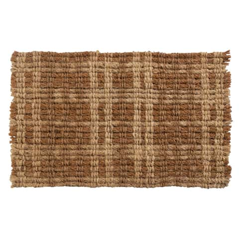 The Rope Large Extra-Thick Woven Coconut Fiber Doormat - Entryways