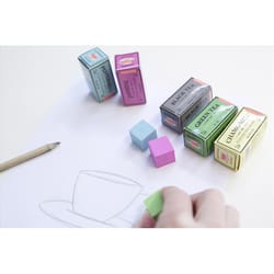 Kikkerland Erasers TPR/Paper 5 pk
