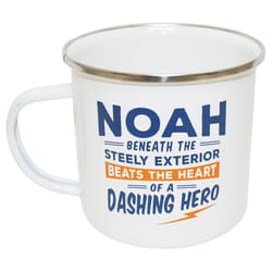 Top Guy Noah 14 oz Multicolored Steel Enamel Coated Mug 1 pk