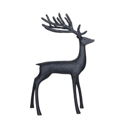 Creative Co-Op Black Reindeer Table Decor 18 in.