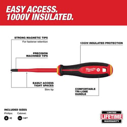 Milwaukee Milwaukee Insulated Screwdriver Set 1 pk