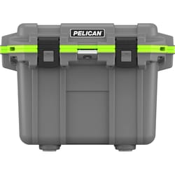 Pelican Elite Gray/Green 30 qt Cooler