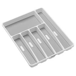 Ace 15 in. W X 19 in. H Storage Organizer Plastic 18 compartments Gray -  Ace Hardware