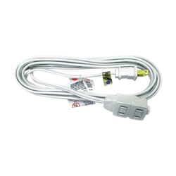 Ace Indoor 12 ft. L White Extension Cord 16/2 SPT-2