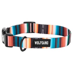 Wolfgang Multicolored LostArt Polyester Dog Adjustable Collar Medium