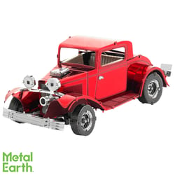 Metal Earth 1932 Ford Coupe 3D Model Kit Red