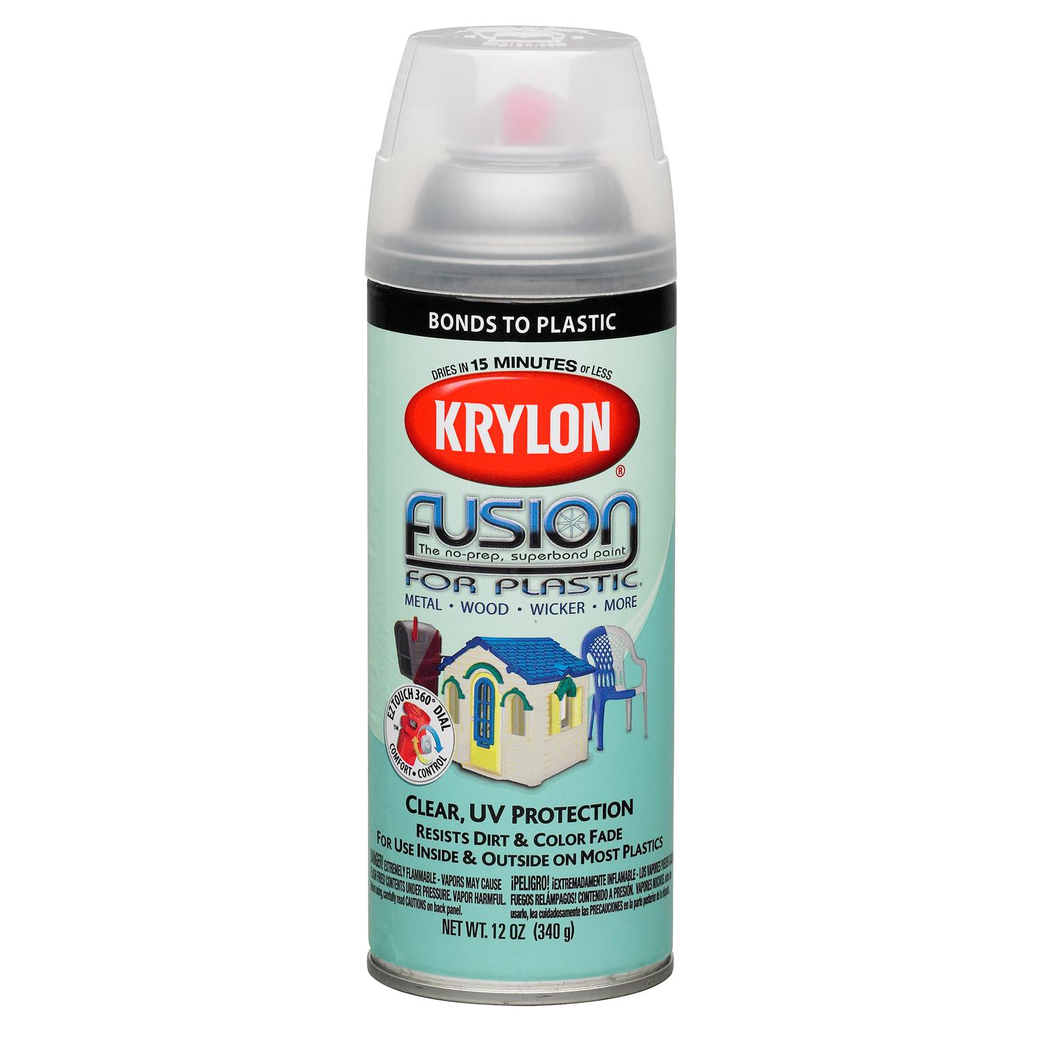 UPC 724504244400 product image for Krylon Fusion 12 oz Spray Paint Gloss Clear - 6 Pack (K02444000) | upcitemdb.com