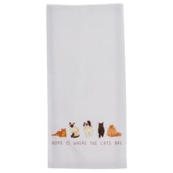 Karma Gifts Multicolored Cotton Cat Tea Towel 1 pk