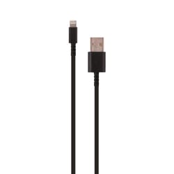 Fusebox Lightning Black USB Cable For Apple 4 L