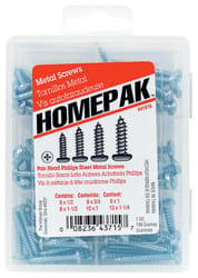 HILLMAN Homepak No. 14 Phillips Pan Head Sheet Metal Screw Assortment 1 pk