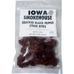 IOWA SMOKEHOUSE Cracked Black Pepper Steak Bites 8 oz Packet