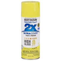 Rust-Oleum Painter's Touch 2X Ultra Cover High-Gloss Citrus Fields Paint + Primer Spray Paint 12 oz