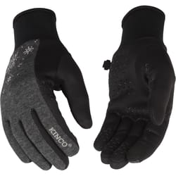 Kinco Women's Outdoor Winter Gloves Black/Gray M 1 pair