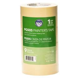 IPG 0.94 in. W X 60 yd L Beige Medium Strength Painter's Tape 9 pk