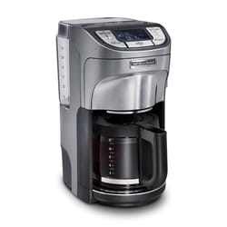 Hamilton Beach 12 cups Black/Silver Coffee Maker