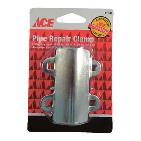 Ace 3/8 in., 1/2 in., & 3/4 in. Steel Pipe Repair Clamp - Ace Hardware