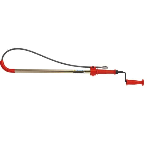 RIDGID 59797 K-6 Toilet Auger, 6-Foot Toilet Auger Snake with Bulb