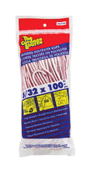 The Cordage Source 5/32 in. D X 100 ft. L White Braided Polyester Rope
