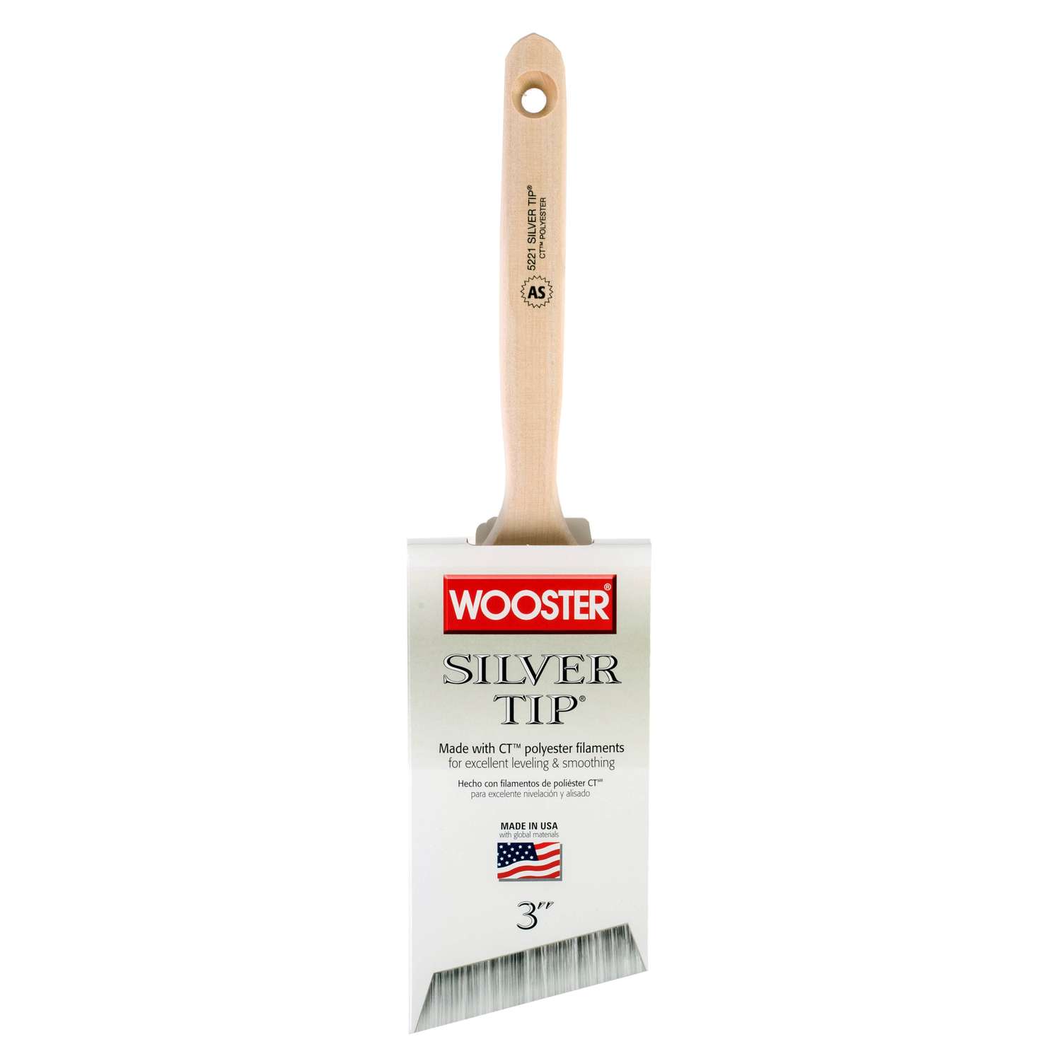 Wooster Silver Tip 3 in. W Angle Paint Brush Ace Hardware