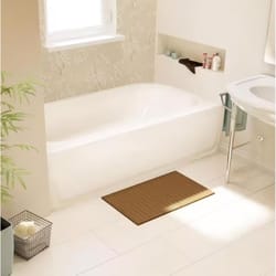 Bootz 14.25 in. H X 30 in. W X 60 in. L White Bathtub