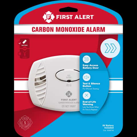 First Alert Battery-Powered Electrochemical Carbon Monoxide Detector •  Price »