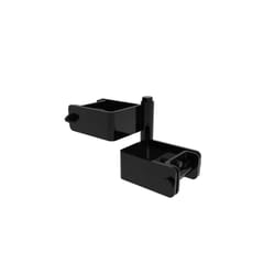 Fortress Building Products Estate Pro Series Black Steel Fence Post Bracket