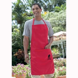 Weber 2 pocket Red Apron w/Black Kettle Cotton Apron
