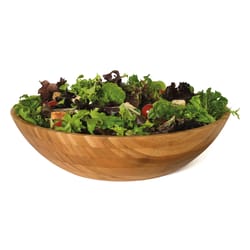 Lipper International 14 oz Bamboo Bamboo Salad Bowl 14 in. D 1 pk