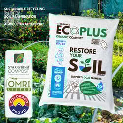 EcoPlus Organic Compost Organic Humus Garden/Lawn/Shrub Compost 1 ft³