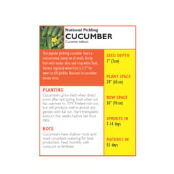 Lake Valley Seed Cucumber Seeds