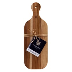 Architec Madeira 17 in. L X 6 in. W X 1.5 in. Teak Wood Bread Board 1 pk