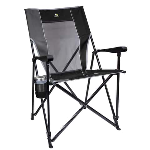 GCI Outdoor Eazy Chair XL Black Camping Folding Chair - Ace Hardware