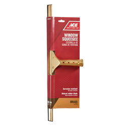 Ace 18 in. Brass Window Squeegee