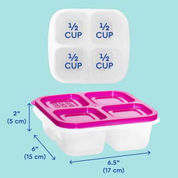 Bentgo EasyLunchboxes 0.5 cups Brights Food Storage Container Set 4 pk