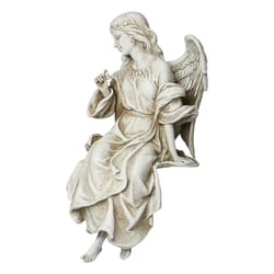 Roman Gray Polyresin 12.75 in. H Outdoor Decoration