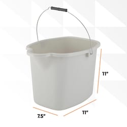 Superio Brand 17 qt Bucket Gray