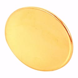 Prime-Line Bright Brass Knob Right or Left Handed